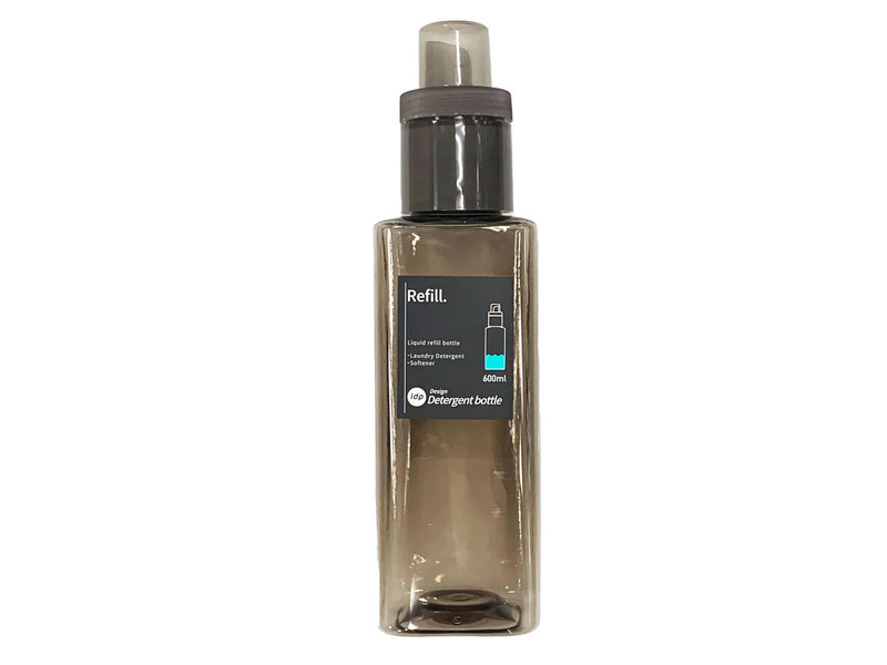 １ｄｐ　洗剤ボトル　６００ｍｌ　角　アンバー